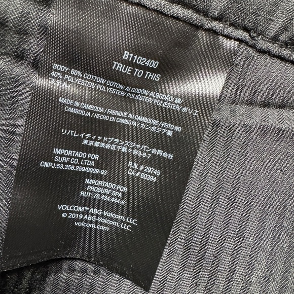 NWT Volcom So Chickie High Rise Chino Pants Womens 24 Work Casual preppy - Picture 11 of 16